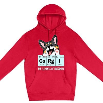 Black Corgi Premium Pullover Hoodie