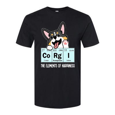 Black Corgi Softstyle CVC T-Shirt