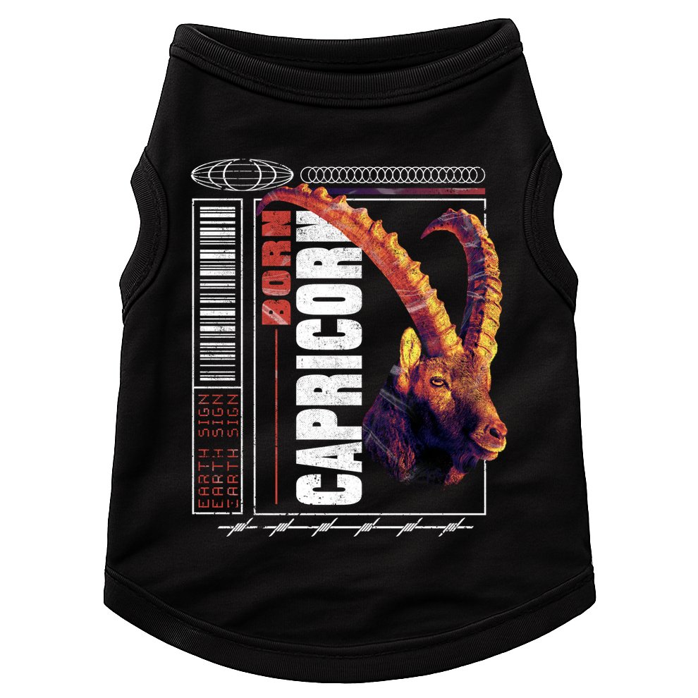Born Capricorn Doggie Tank