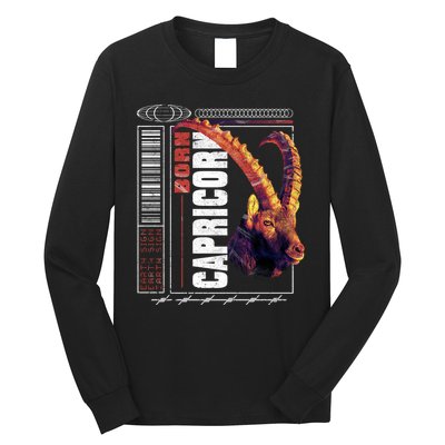 Born Capricorn Long Sleeve Shirt