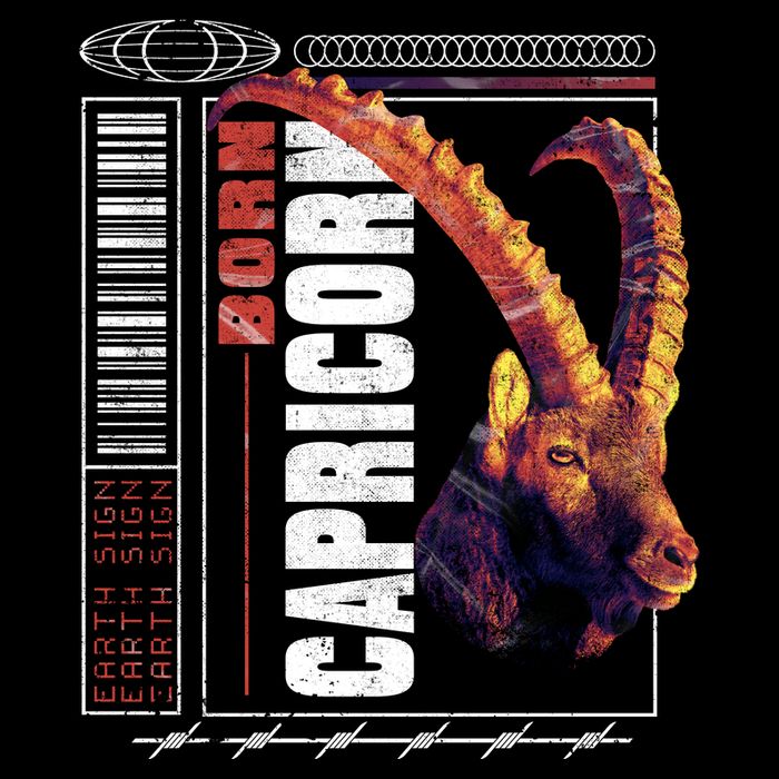 Born Capricorn Drawstring Bag