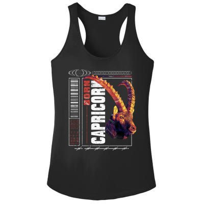 Born Capricorn Ladies PosiCharge Competitor Racerback Tank