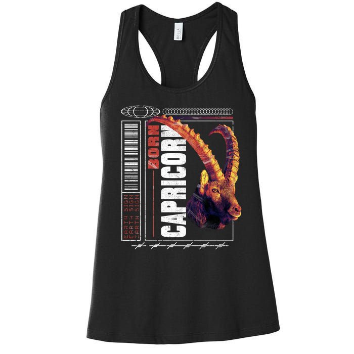 Born Capricorn Women's Racerback Tank