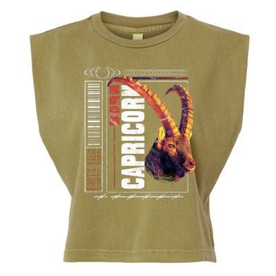 Born Capricorn Garment-Dyed Women's Muscle Tee