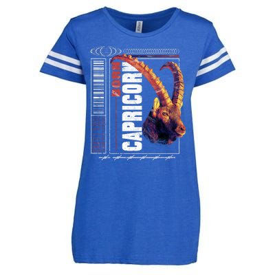 Born Capricorn Enza Ladies Jersey Football T-Shirt