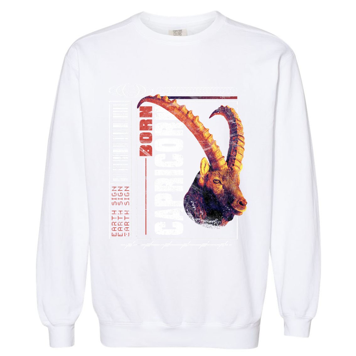 Born Capricorn Garment-Dyed Sweatshirt