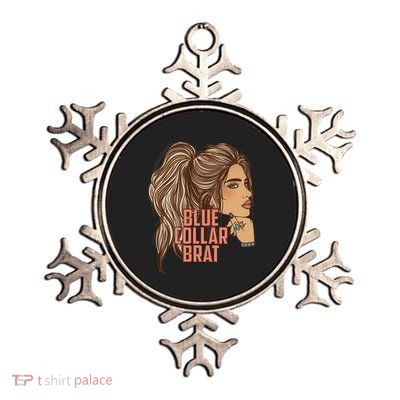 Blue Collar Brat Metallic Star Ornament