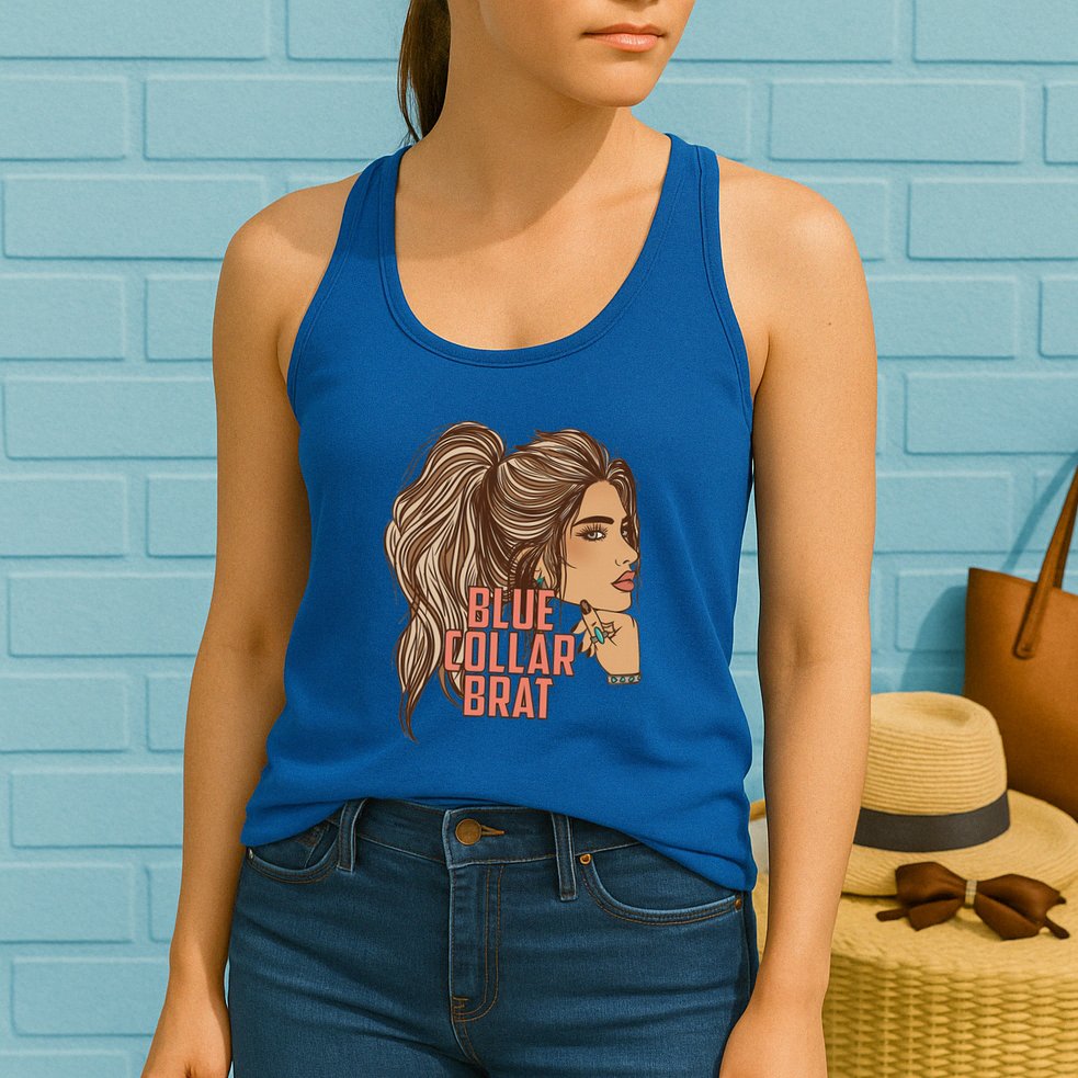 Blue Collar Brat Womens Tank Top