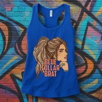 Blue Collar Brat Womens Tank Top