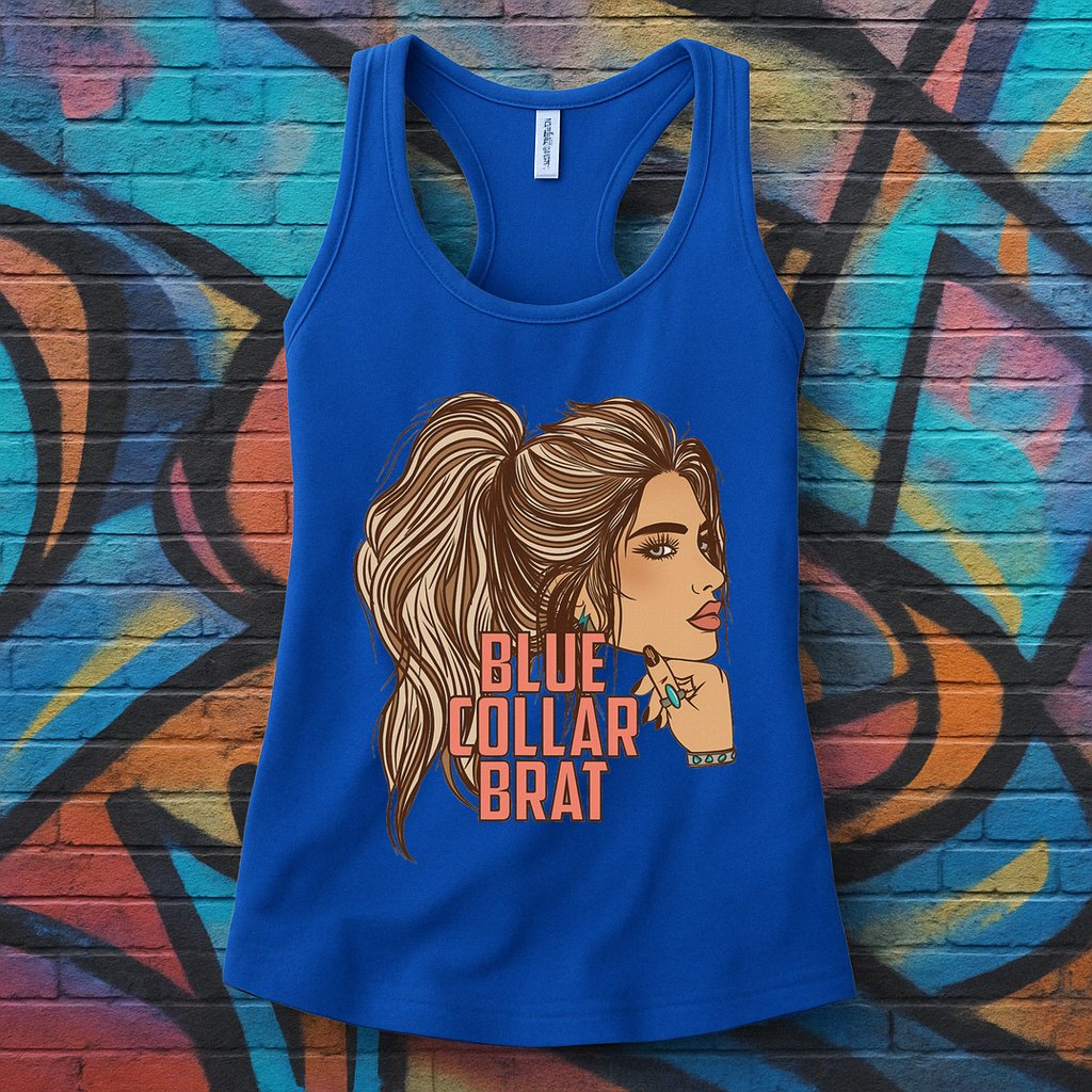 Blue Collar Brat Womens Tank Top