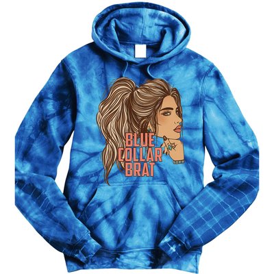 Blue Collar Brat Tie Dye Hoodie