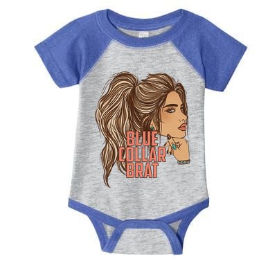 Blue Collar Brat Infant Baby Jersey Bodysuit