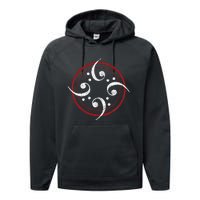 Bass Clef Bass Guitar Player Bassist Performance Fleece Hoodie