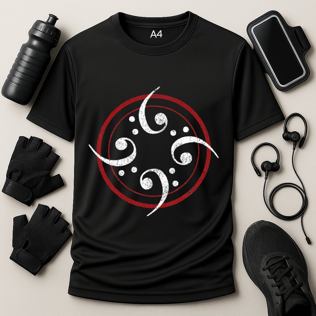 Bass Clef Bass Guitar Player Bassist Cooling Performance Crew T-Shirt