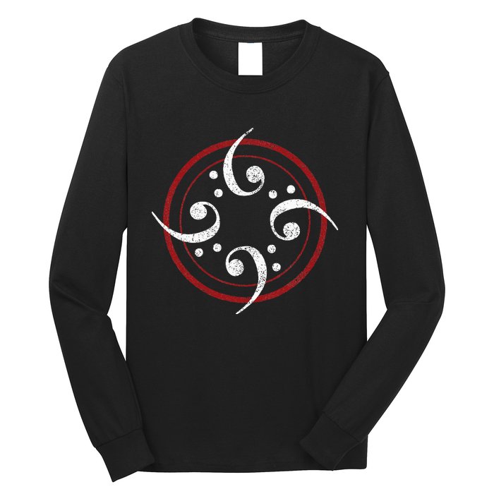 Bass Clef Bass Guitar Player Bassist Long Sleeve Shirt