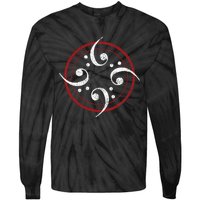 Bass Clef Bass Guitar Player Bassist Tie-Dye Long Sleeve Shirt