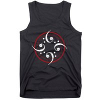 Bass Clef Bass Guitar Player Bassist Tank Top