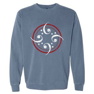 Bass Clef Bass Guitar Player Bassist Garment-Dyed Sweatshirt