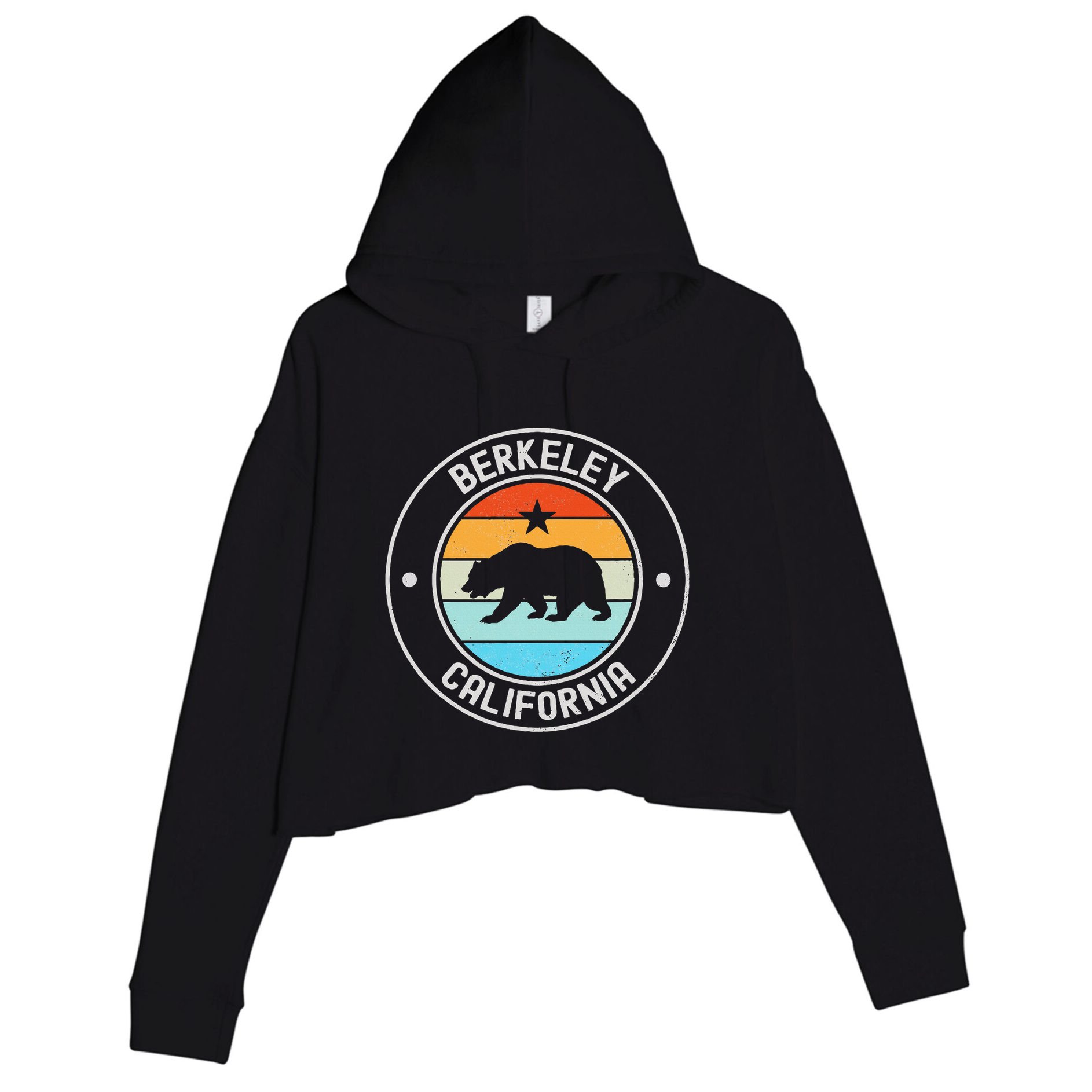 Berkeley California Crop Fleece Hoodie