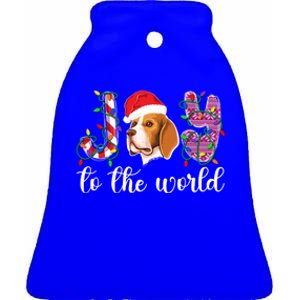 Beagle Christmas Beagle Xmas Party Beagle Lover Gift Ceramic Bell Ornament