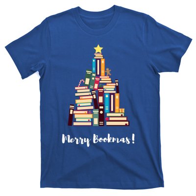 Booklovers Christmas Book Tree Merry Bookmas Gift T-Shirt