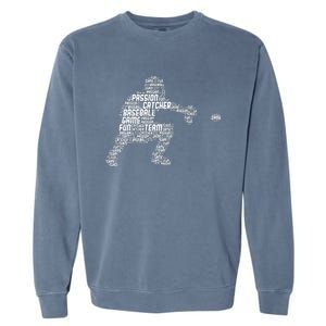 Baseball Catcher Garment-Dyed Sweatshirt