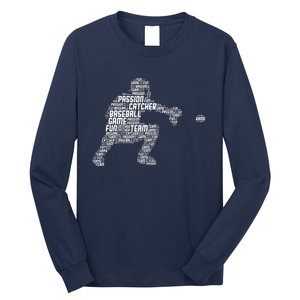 Baseball Catcher Long Sleeve Shirt