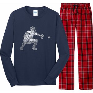 Baseball Catcher Long Sleeve Pajama Set