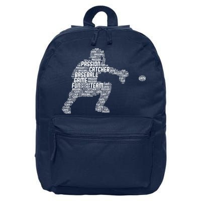 Baseball Catcher 16 in Basic Backpack
