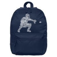 Baseball Catcher 16 in Basic Backpack