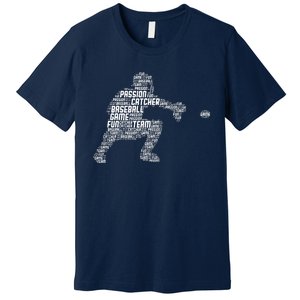 Baseball Catcher Premium T-Shirt