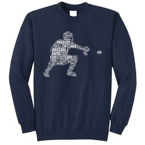 Baseball Catcher Tall Sweatshirt