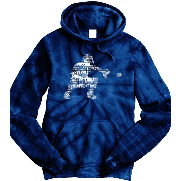 Baseball Catcher Tie Dye Hoodie