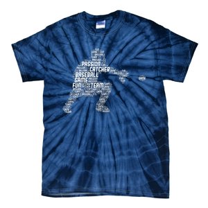 Baseball Catcher Tie-Dye T-Shirt