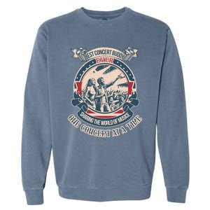 Best Concert Buddy Ever Sharing The World Of Music One Funny Gift Garment-Dyed Sweatshirt