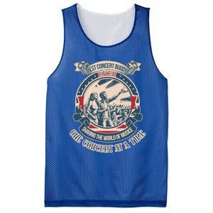 Best Concert Buddy Ever Sharing The World Of Music One Funny Gift Mesh Reversible Basketball Jersey Tank