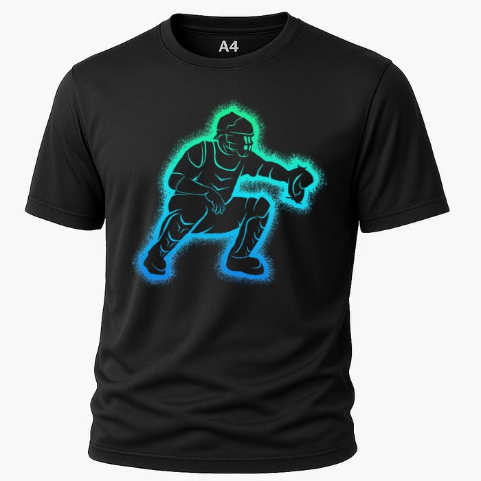 Baseball Catcher Cooling Performance Crew T-Shirt