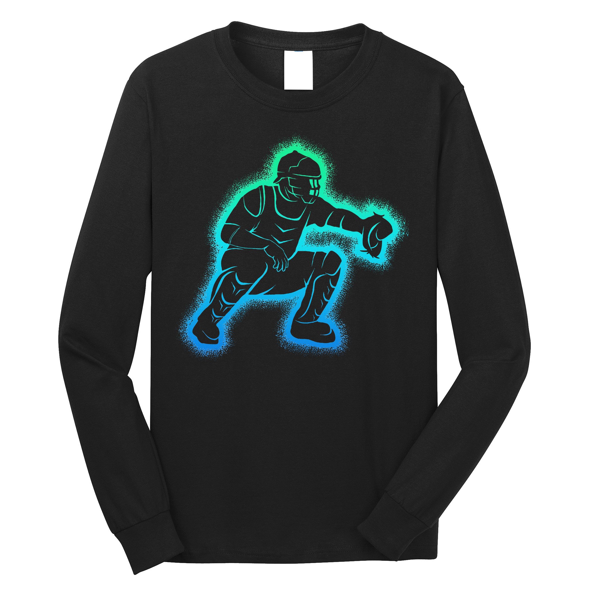 Baseball Catcher Long Sleeve Shirt