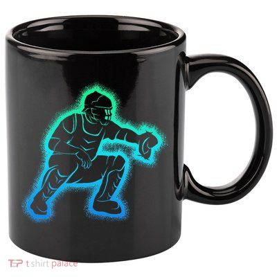 Baseball Catcher 11oz C Handle Ceramic Mug