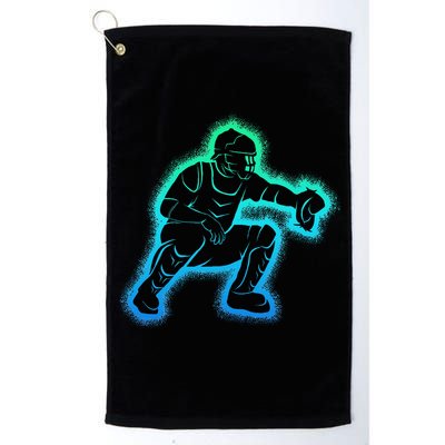 Baseball Catcher Golf Towel