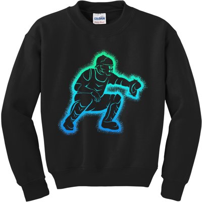 Baseball Catcher Kids Sweatshirt