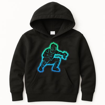 Baseball Catcher Kids Hoodie