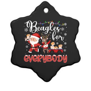 Beagle Christmas Beagles For Everybody Beagle Xmas Gift Ceramic Star Ornament