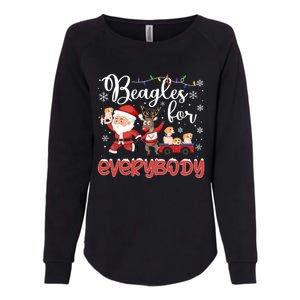 Beagle Christmas Beagles For Everybody Beagle Xmas Gift Womens California Wash Sweatshirt