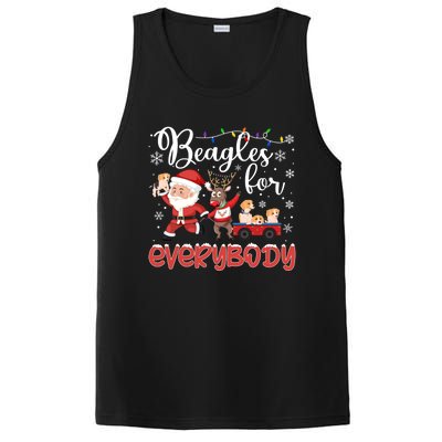 Beagle Christmas Beagles For Everybody Beagle Xmas Gift PosiCharge Competitor Tank