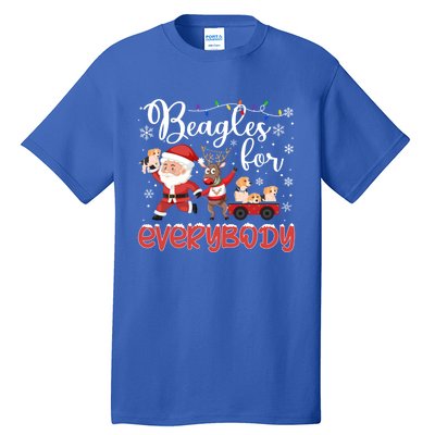 Beagle Christmas Beagles For Everybody Beagle Xmas Gift Tall T-Shirt