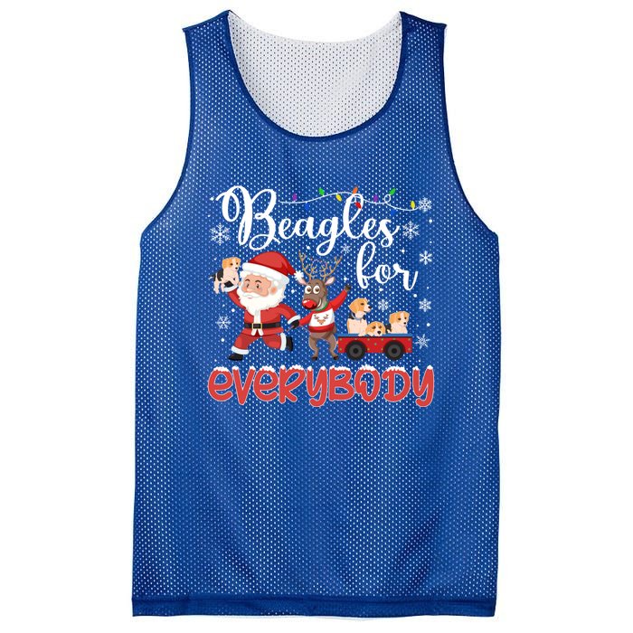 Beagle Christmas Beagles For Everybody Beagle Xmas Gift Mesh Reversible Basketball Jersey Tank