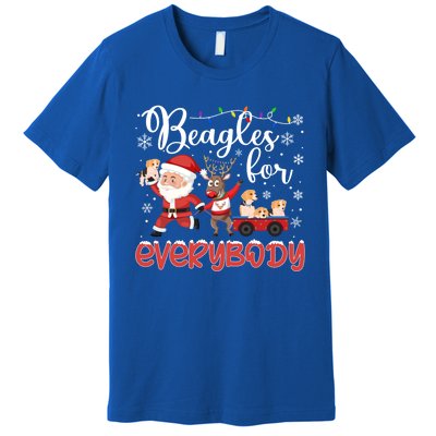 Beagle Christmas Beagles For Everybody Beagle Xmas Gift Premium T-Shirt