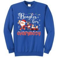 Beagle Christmas Beagles For Everybody Beagle Xmas Gift Tall Sweatshirt