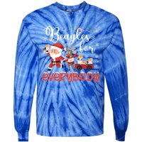 Beagle Christmas Beagles For Everybody Beagle Xmas Gift Tie-Dye Long Sleeve Shirt